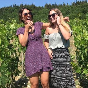 Brandy Melville Robbie Wrap Dress Rare Print!